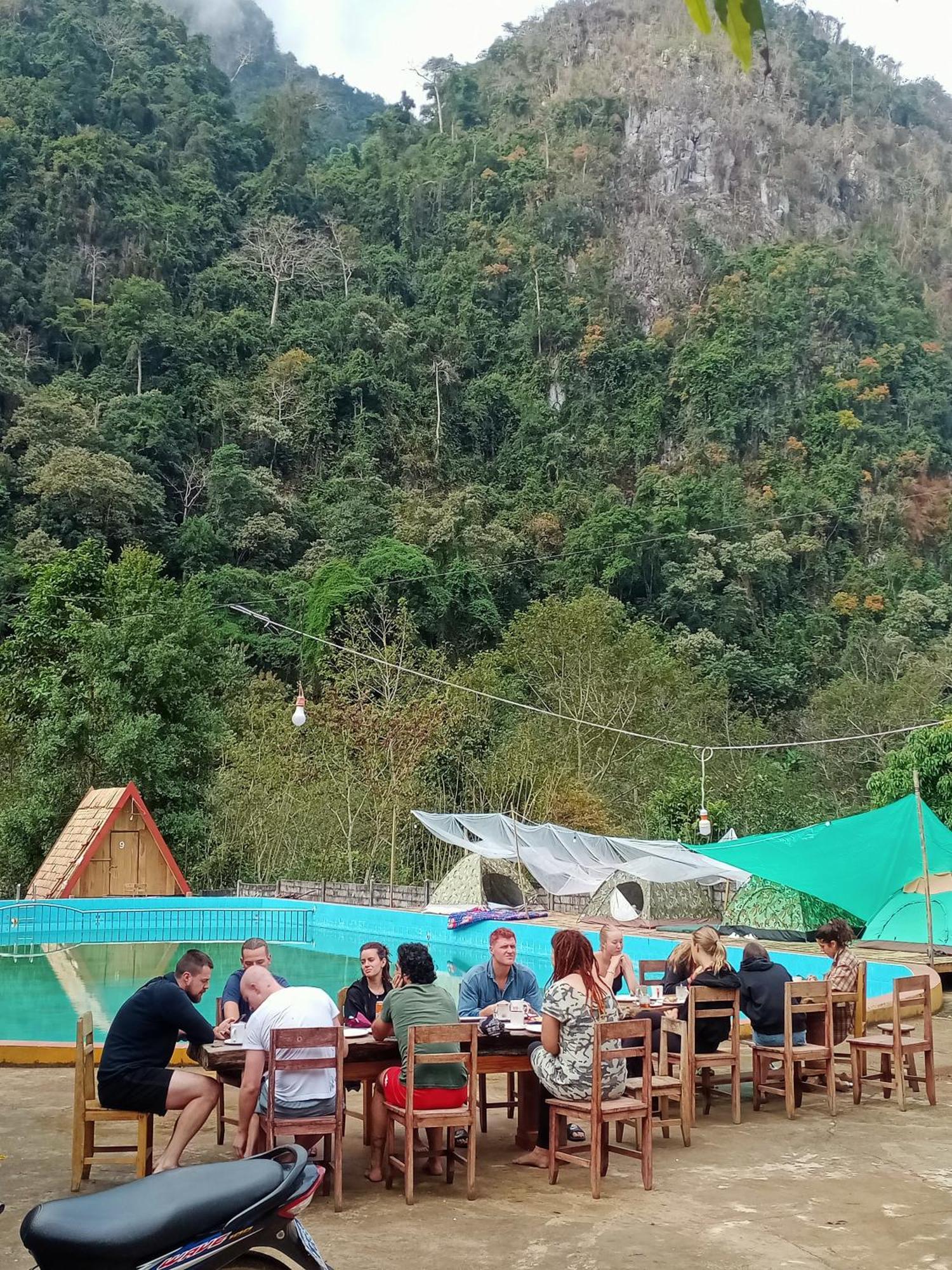 Campingsite Swimming Pool Ban Nongkham Eksteriør bilde