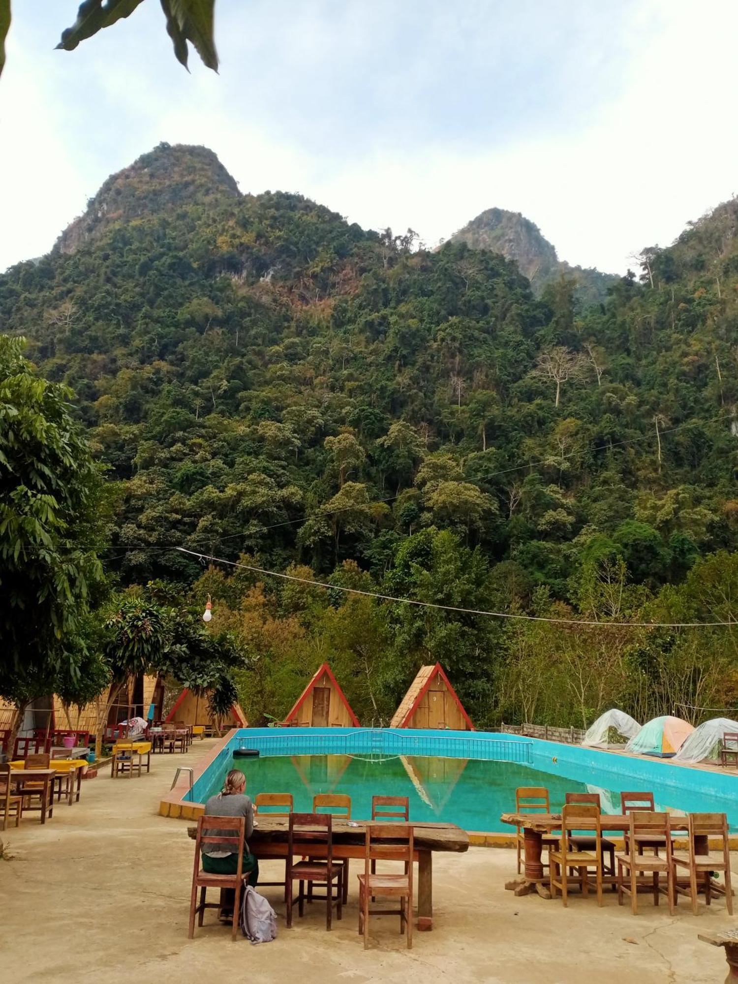 Campingsite Swimming Pool Ban Nongkham Eksteriør bilde