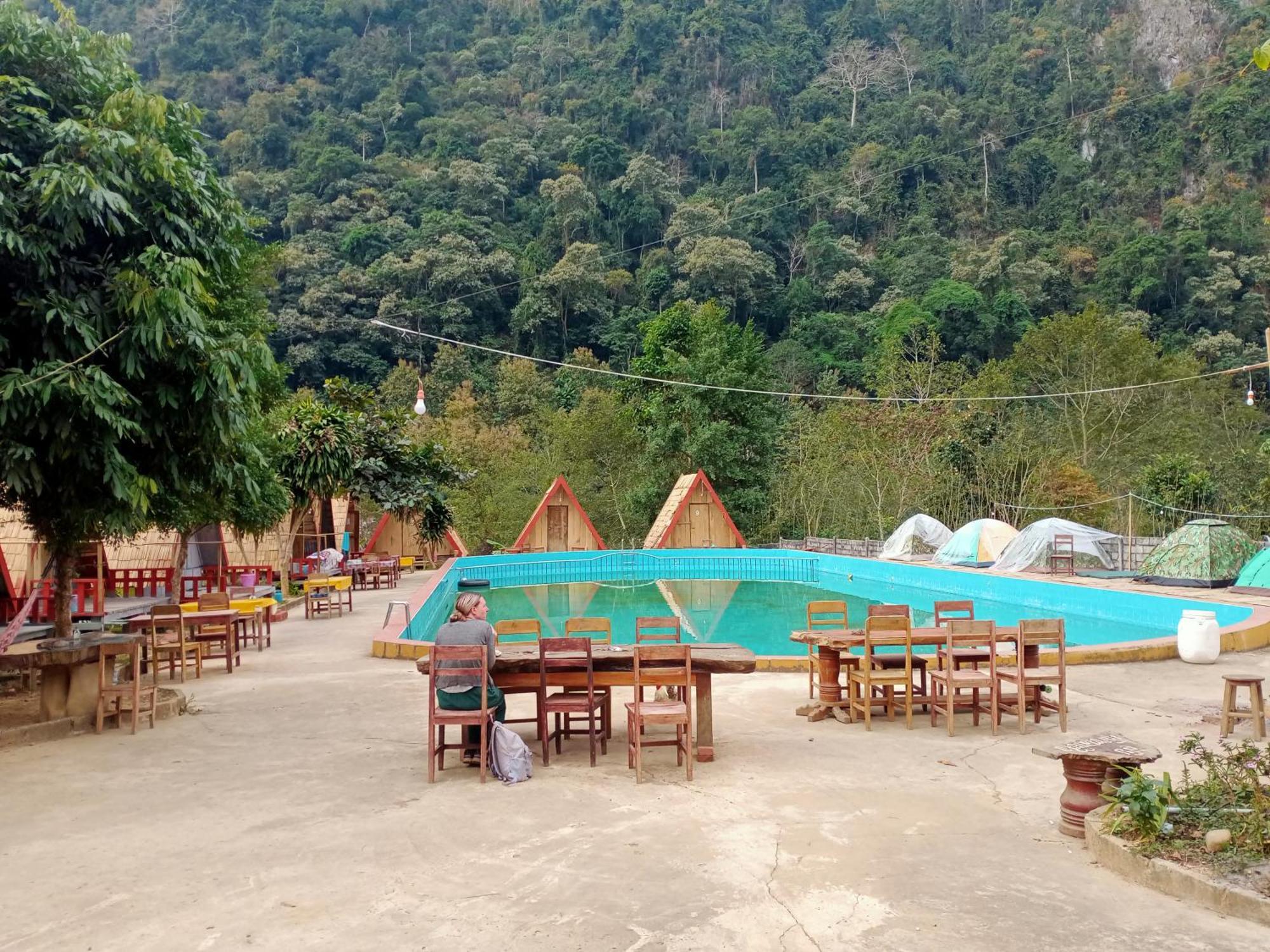 Campingsite Swimming Pool Ban Nongkham Eksteriør bilde